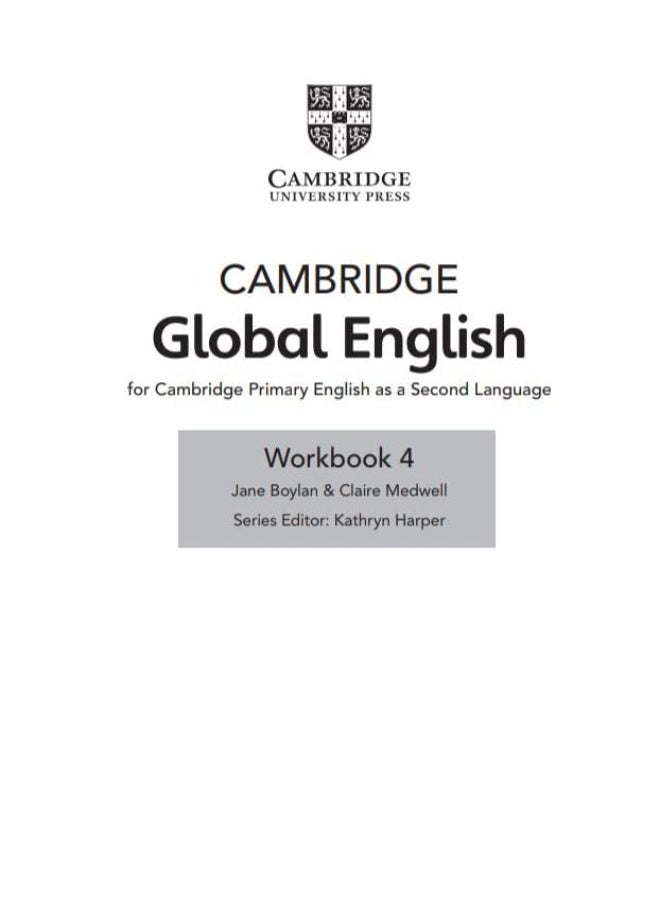 Cambridge Global English Workbook 4 with Digital Access - Second Edition - Image 2